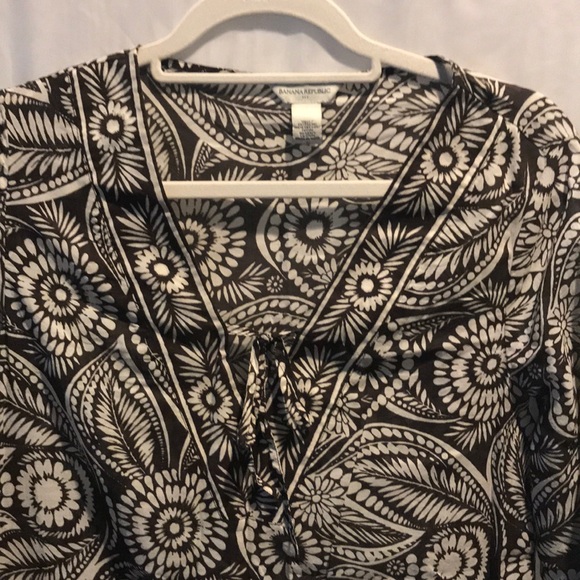 Banana Republic Brown Cotton tunic SIzE Small - Picture 2 of 4